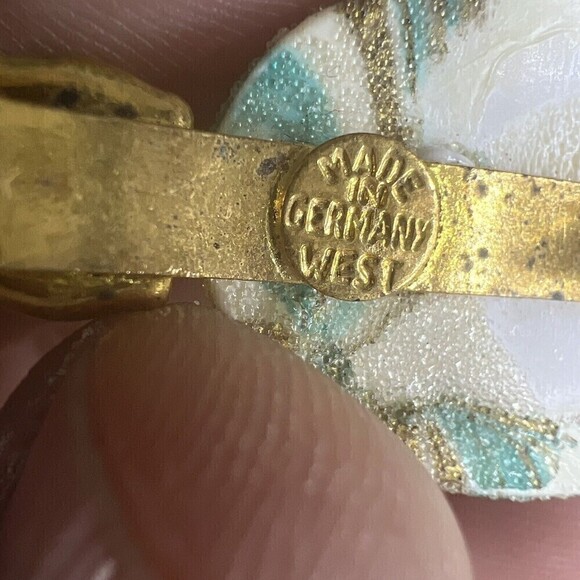 Vintage Signed West Germany Rhinestone Beetle Bug Brooch - Picture 5 of 5